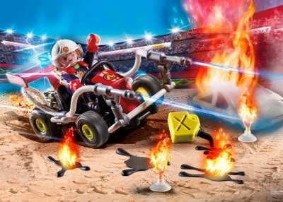 PLAYMOBIL® 70554 Stuntshow Feuerwehrkart 4 PLAYMOBIL® 70554 Stuntshow Feuerwehrkart – Bild 2