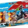 PLAYMOBIL® 70553 Stuntshow Motorrad Mit Feuerwand