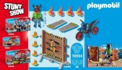 PLAYMOBIL® 70553 Stuntshow Motorrad Mit Feuerwand 11 PLAYMOBIL® 70553 Stuntshow Motorrad Mit Feuerwand -Playmobil Shop 17014480 05