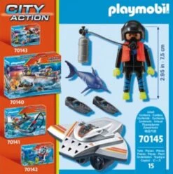 PLAYMOBIL® 70145 Seenot: Tauchscooter Im Rettungseinsatz -Playmobil Shop 17014485 03