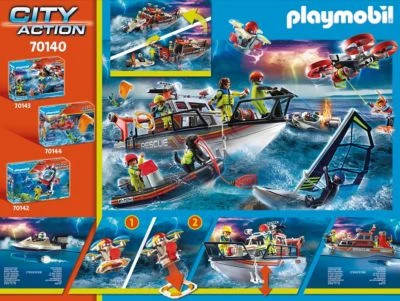 PLAYMOBIL® 70140 Seenot: Löscheinsatz Mit Rettungskreuzer 5 PLAYMOBIL® 70140 Seenot: Löscheinsatz Mit Rettungskreuzer – Bild 3