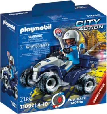 PLAYMOBIL® 71092 Polizei-Speed Quad 3 PLAYMOBIL® 71092 Polizei-Speed Quad