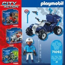 PLAYMOBIL® 71092 Polizei-Speed Quad 10 PLAYMOBIL® 71092 Polizei-Speed Quad -Playmobil Shop 23431745 04