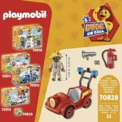 PLAYMOBIL® DUCK ON CALL - Mini-Auto Feuerwehr -Playmobil Shop 43274031 8 2 4008789708281 1280x1280