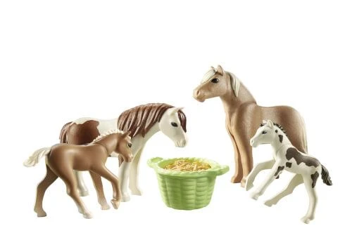 PLAYMOBIL® Country - 2 Island Ponys Mit Fohlen 4 PLAYMOBIL® Country - 2 Island Ponys Mit Fohlen – Bild 2