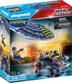 PLAYMOBIL® City Action - Polizei-Fallschirm: Verfolgung Des Amphibien-Fahrzeugs -Playmobil Shop 43274252 2 2 4008789707819 H 1280x1280