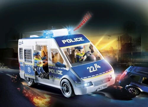 PLAYMOBIL® City Action - Polizei-Mannschaftswagen Mit Licht Und Sound 8 PLAYMOBIL® City Action - Polizei-Mannschaftswagen Mit Licht Und Sound – Bild 6