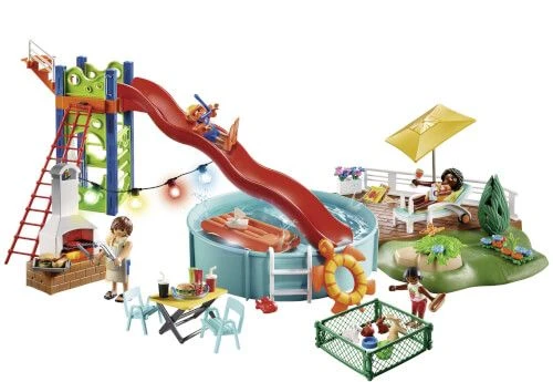 PLAYMOBIL® City Life - Poolparty Mit Rutsche 4 PLAYMOBIL® City Life - Poolparty Mit Rutsche – Bild 2