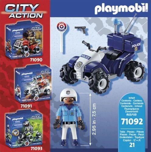 PLAYMOBIL® City Action - Polizei-Speed Quad 4 PLAYMOBIL® City Action - Polizei-Speed Quad – Bild 2