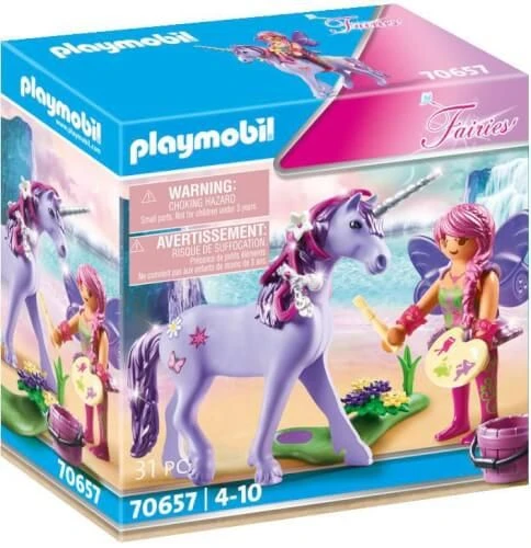 PLAYMOBIL® Fairies - Einhorn Mit Schmück-Fee 3 PLAYMOBIL® Fairies - Einhorn Mit Schmück-Fee