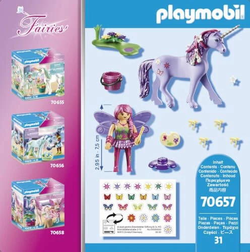 PLAYMOBIL® Fairies - Einhorn Mit Schmück-Fee 6 PLAYMOBIL® Fairies - Einhorn Mit Schmück-Fee – Bild 4