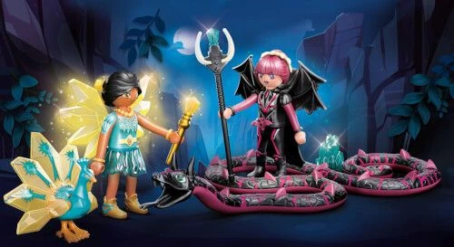 PLAYMOBIL® Adventures Of Ayuma - Crystal Fairy Und Bat Fairy Mit Seelentieren 4 PLAYMOBIL® Adventures Of Ayuma - Crystal Fairy Und Bat Fairy Mit Seelentieren – Bild 2