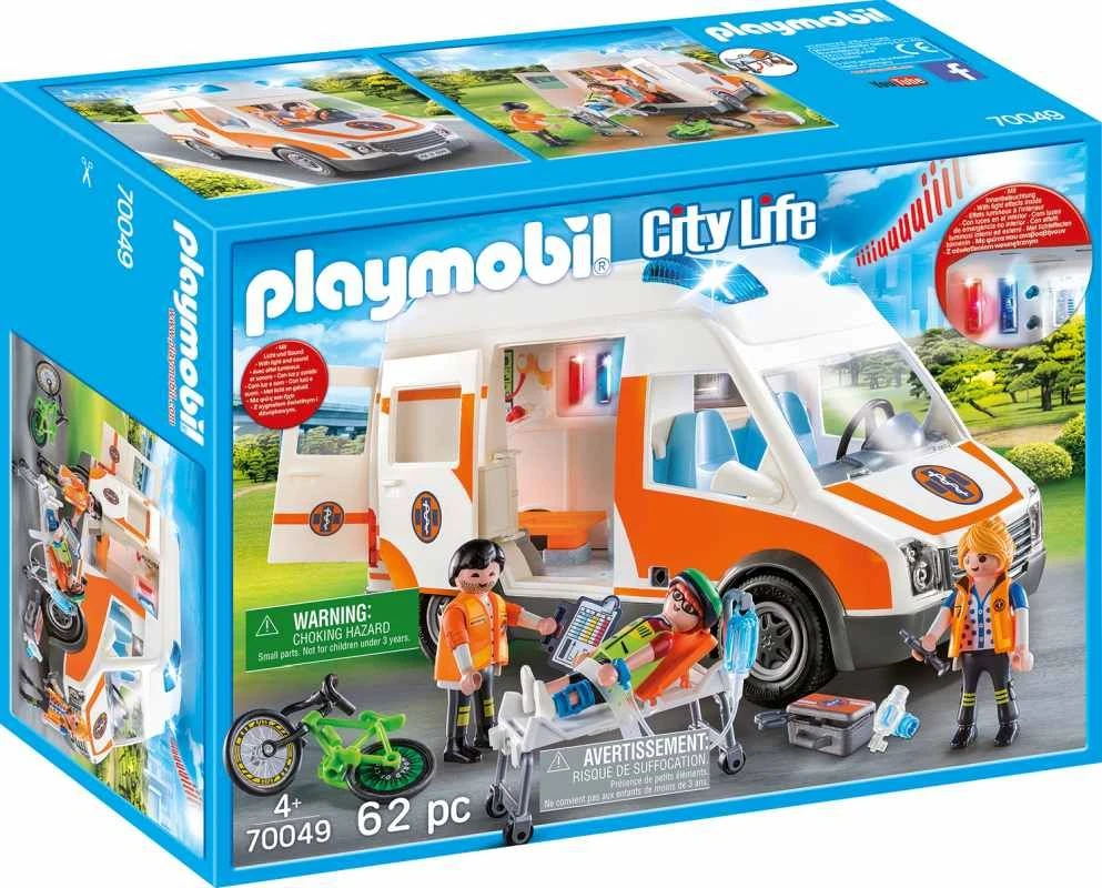 PLAYMOBIL® City Life - Rettungswagen Mit Licht Und Sound 3 PLAYMOBIL® City Life - Rettungswagen Mit Licht Und Sound