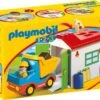 PLAYMOBIL® 1.2.3 - LKW Mit Sortiergarage
