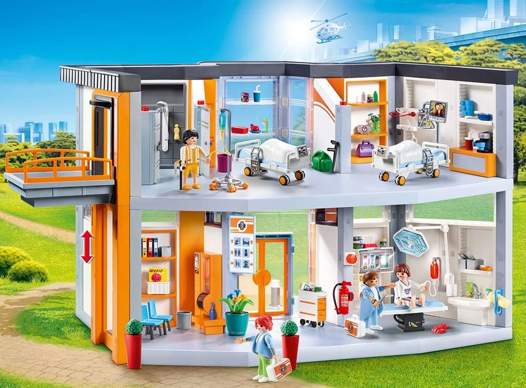 PLAYMOBIL® City Life - Großes Krankenhaus Mit Einrichtung 4 PLAYMOBIL® City Life - Großes Krankenhaus Mit Einrichtung – Bild 2