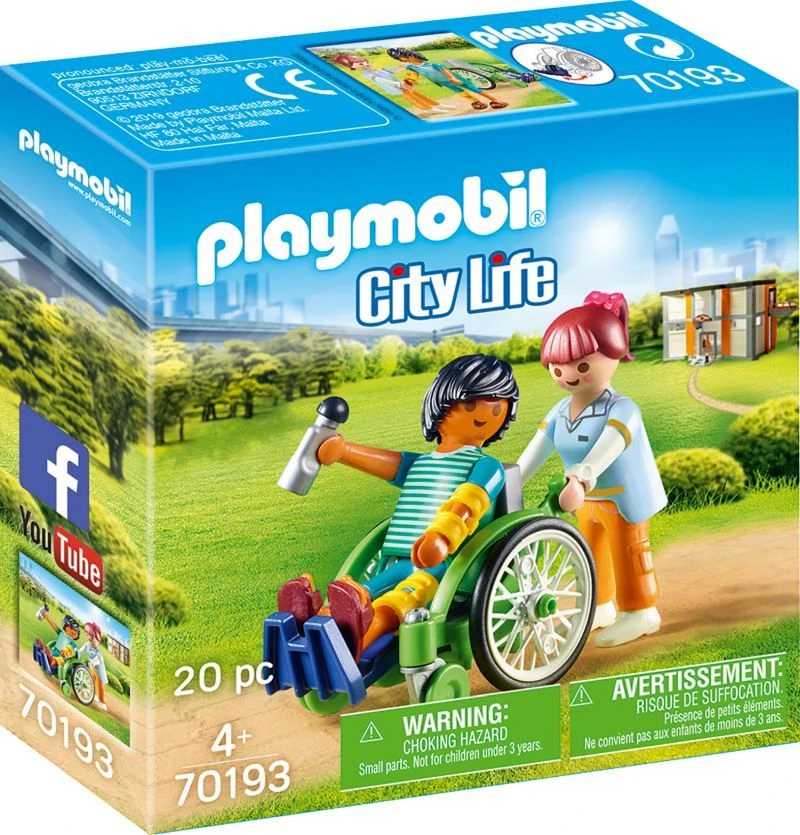 PLAYMOBIL® City Life - Patient Im Rollstuhl 3 PLAYMOBIL® City Life - Patient Im Rollstuhl