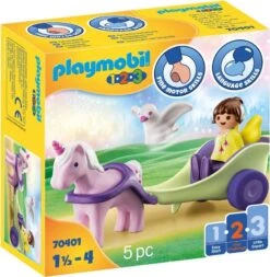 PLAYMOBIL® 1.2.3. - Einhornkutsche Mit Fee