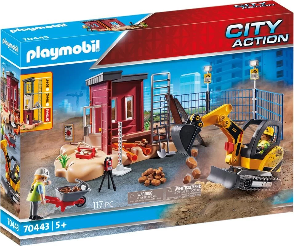 PLAYMOBIL® City Action - Minibagger Mit Bauteil 3 PLAYMOBIL® City Action - Minibagger Mit Bauteil