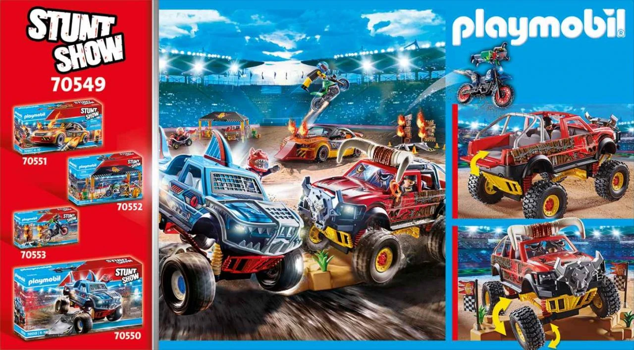 PLAYMOBIL® Stunt Show - Monster Truck Horned 4 PLAYMOBIL® Stunt Show - Monster Truck Horned – Bild 2