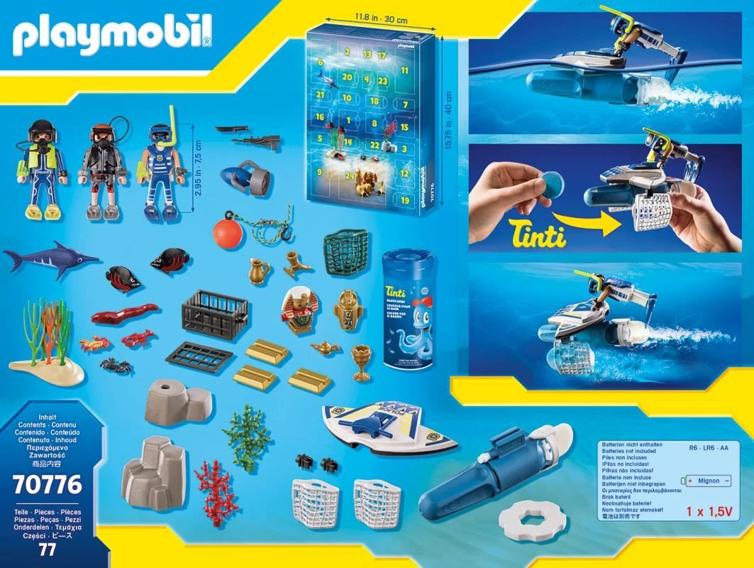 PLAYMOBIL® Adventskalender - Badespaß Polizeitaucheinsatz 2022 4 PLAYMOBIL® Adventskalender - Badespaß Polizeitaucheinsatz 2022 – Bild 2