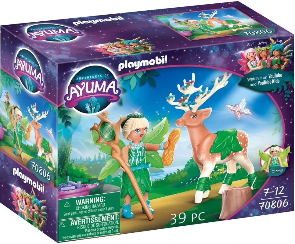 PLAYMOBIL® Adventures Of Ayuma - Forest Fairy Mit Seelentier 3 PLAYMOBIL® Adventures Of Ayuma - Forest Fairy Mit Seelentier