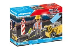 PLAYMOBIL® City Action - Bauarbeiter Mit Kantenfräser