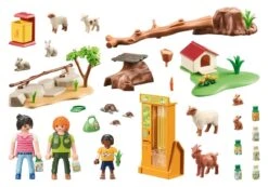 PLAYMOBIL® Family Fun - Streichelzoo -Playmobil Shop 71191 parts 1280x1280