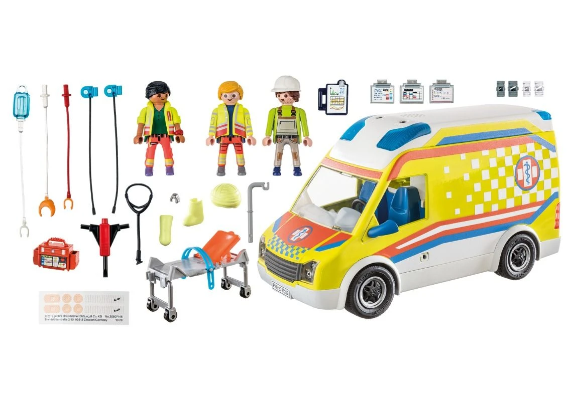 PLAYMOBIL® City Life - Rettungswagen Mit Licht Und Sound 5 PLAYMOBIL® City Life - Rettungswagen Mit Licht Und Sound – Bild 3