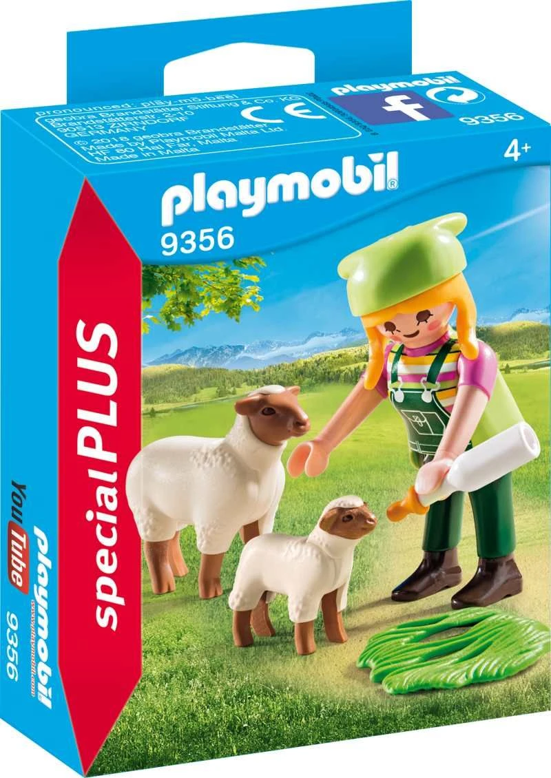 PLAYMOBIL® Special Plus - Bäuerin Mit Schäfchen 3 PLAYMOBIL® Special Plus - Bäuerin Mit Schäfchen