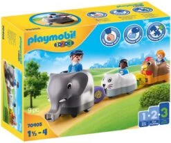 PLAYMOBIL 1.2.3 70405 Mein Schiebetierzug, Ab 1,5 Bis 4 Jahre