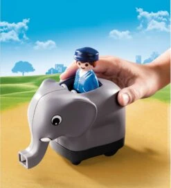 PLAYMOBIL 1.2.3 70405 Mein Schiebetierzug, Ab 1,5 Bis 4 Jahre -Playmobil Shop playmobil 123 70405 mein schiebetierzug ab 1 5 bis 4 jahre 3
