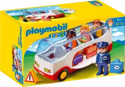 Playmobil 1.2.3 Airport Shuttle Bus