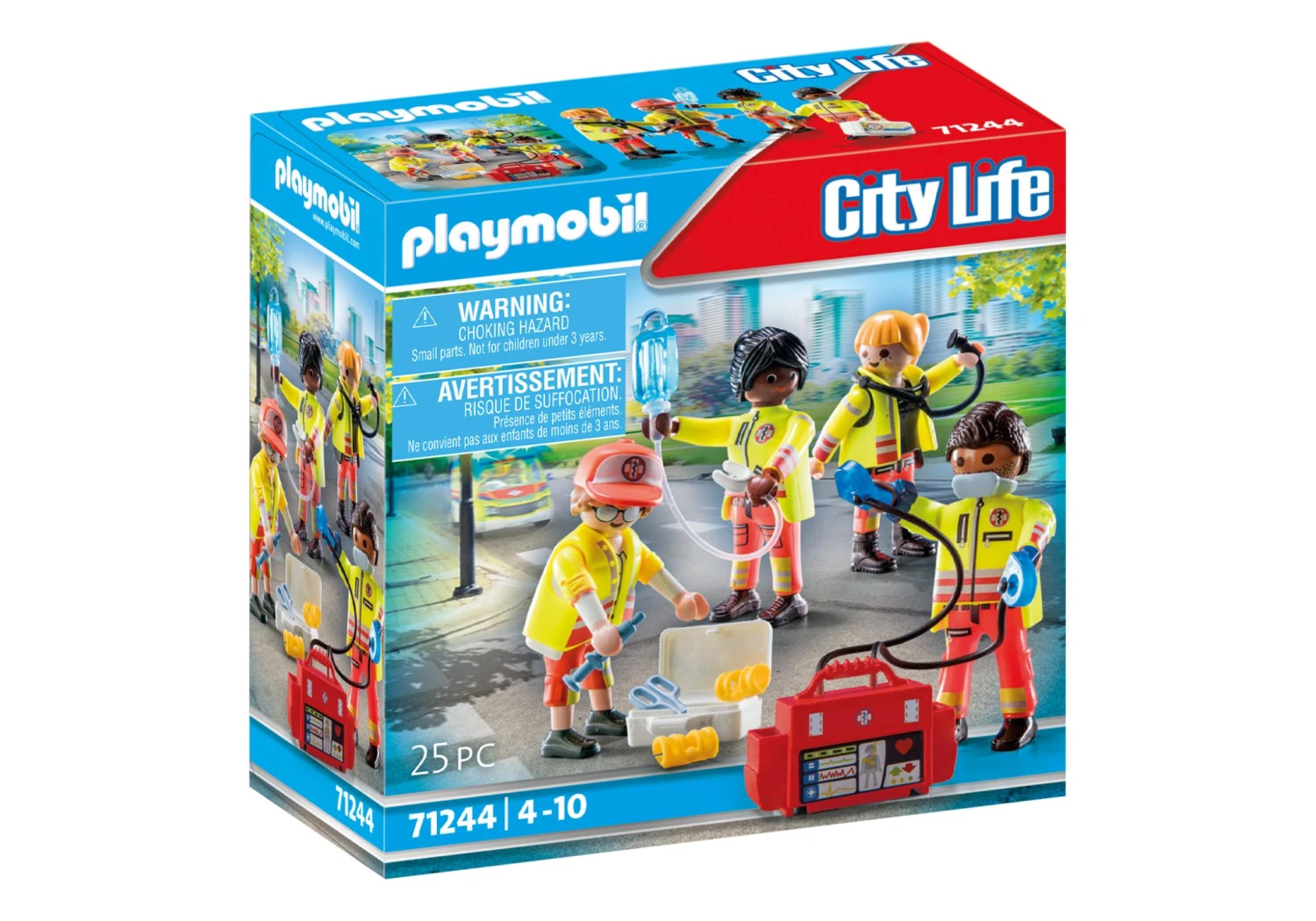 Playmobil 2er Set City Action 71244 Rettungsteam + 71204 Rettungscaddy Ab 5 Jahren 4 Playmobil 2er Set City Action 71244 Rettungsteam + 71204 Rettungscaddy Ab 5 Jahren – Bild 2