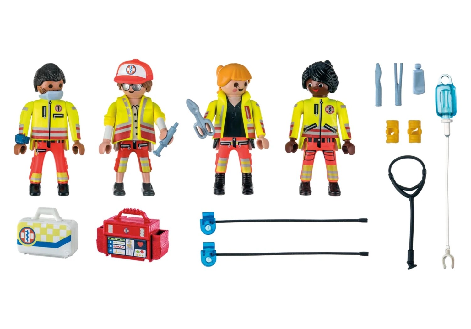 Playmobil 2er Set City Action 71244 Rettungsteam + 71204 Rettungscaddy Ab 5 Jahren 5 Playmobil 2er Set City Action 71244 Rettungsteam + 71204 Rettungscaddy Ab 5 Jahren – Bild 3