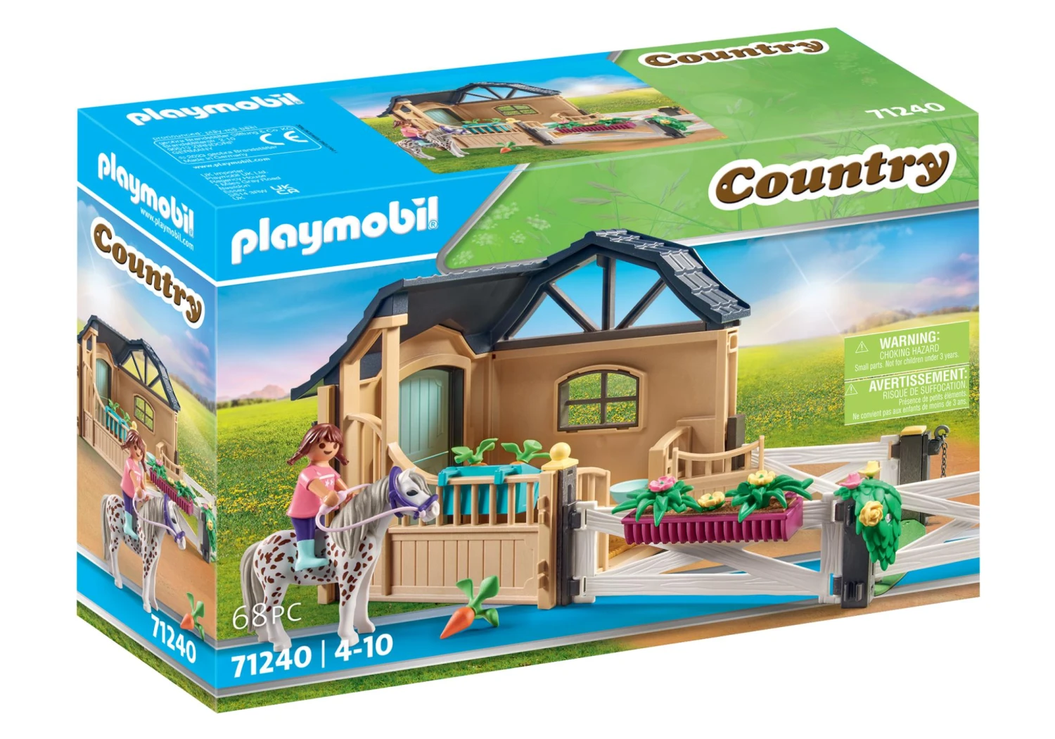 Playmobil 2er Set Country 71240 Reitstallerweiterung + 71243 Pferd Mit Fohlen Ab 5 Jahren 4 Playmobil 2er Set Country 71240 Reitstallerweiterung + 71243 Pferd Mit Fohlen Ab 5 Jahren – Bild 2