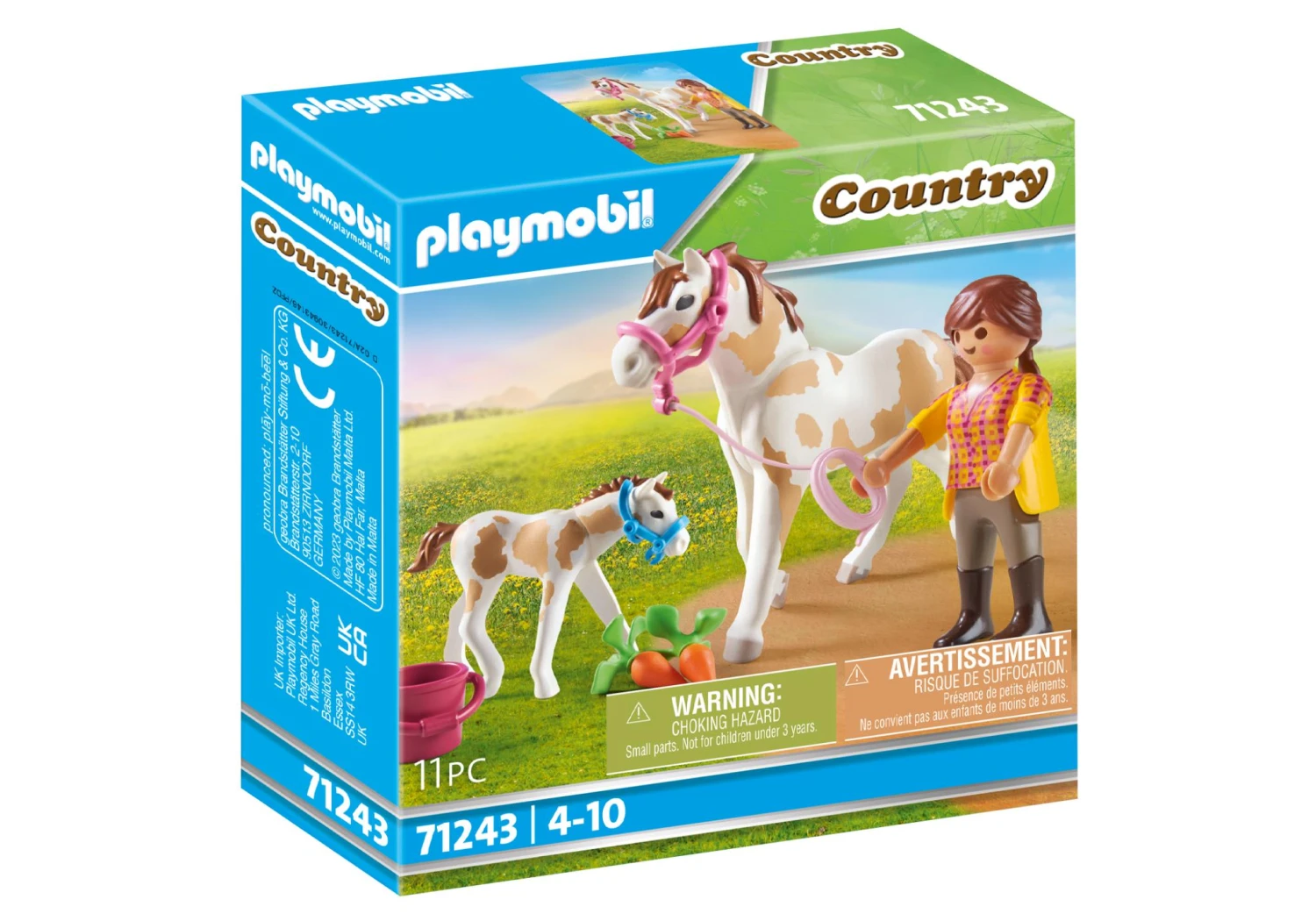 Playmobil 2er Set Country 71240 Reitstallerweiterung + 71243 Pferd Mit Fohlen Ab 5 Jahren 6 Playmobil 2er Set Country 71240 Reitstallerweiterung + 71243 Pferd Mit Fohlen Ab 5 Jahren – Bild 4