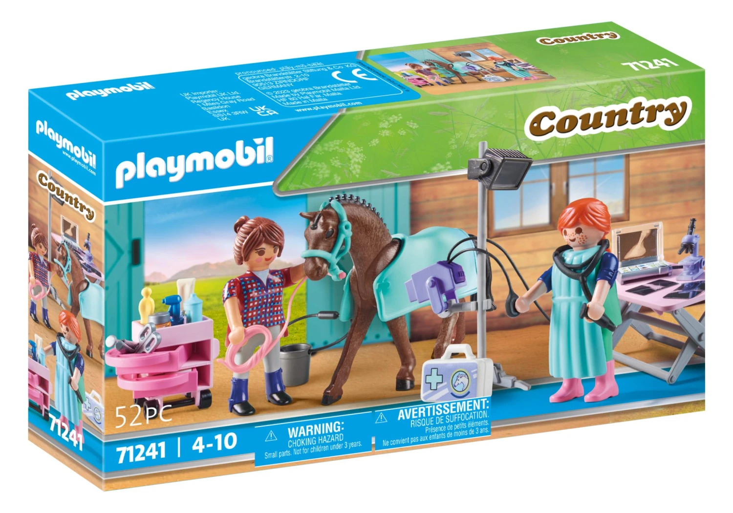 Playmobil 2er Set Country 71243 Pferd Mit Fohlen + 71241 Tierärztin Für Pferde Ab 5 Jahren 6 Playmobil 2er Set Country 71243 Pferd Mit Fohlen + 71241 Tierärztin Für Pferde Ab 5 Jahren – Bild 4