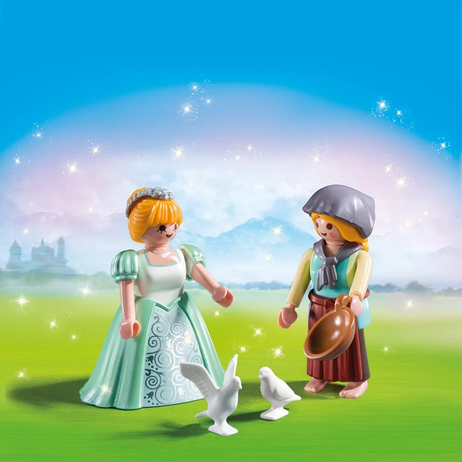 Playmobil 6843 DuoPack Prinzessin Und Magd 3 Playmobil 6843 DuoPack Prinzessin Und Magd