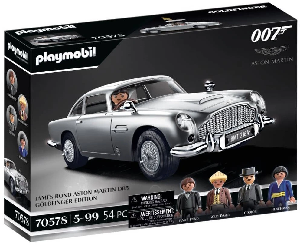 PLAYMOBIL 70578 JAMES BOND ASTON MARTIN DB5 - GOLDFINGER EDITION, Für James-Bond-Fans, Sammler Und Kinder Von 5-99 Jahren 3 PLAYMOBIL 70578 JAMES BOND ASTON MARTIN DB5 - GOLDFINGER EDITION, Für James-Bond-Fans, Sammler Und Kinder Von 5-99 Jahren