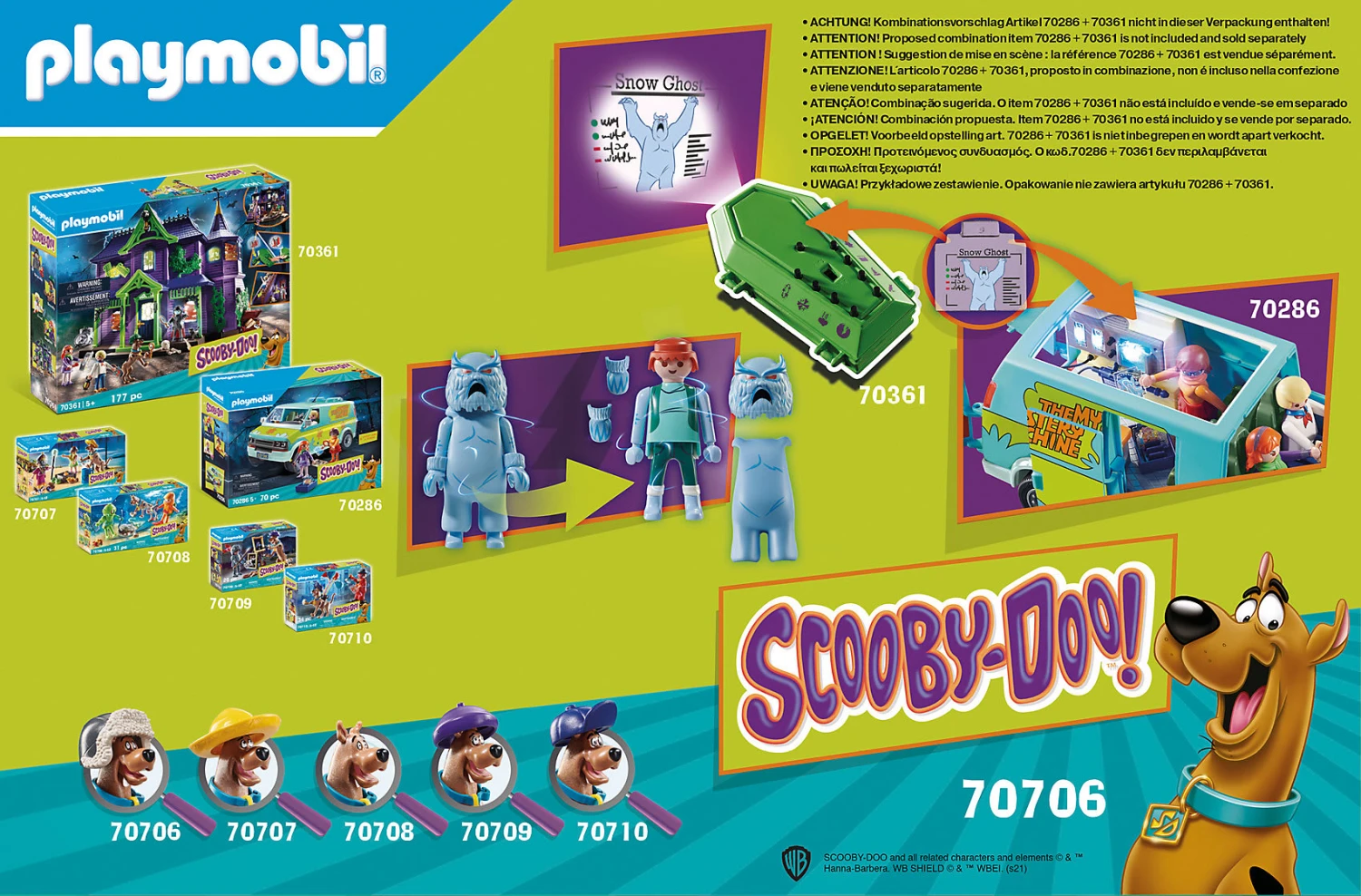 Playmobil 70706 SCOOBY-DOO! Abenteuer Mit Snow Ghost 5 Playmobil 70706 SCOOBY-DOO! Abenteuer Mit Snow Ghost – Bild 3