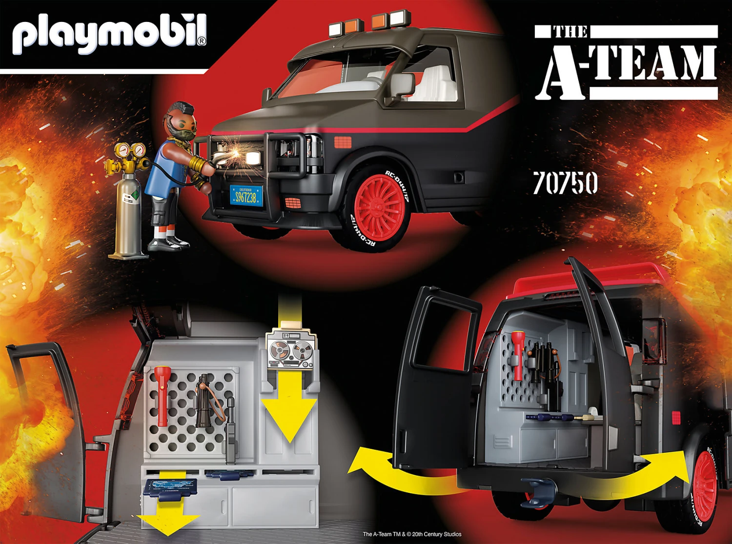 Playmobil 70750 The A-Team Van 5 Playmobil 70750 The A-Team Van – Bild 3