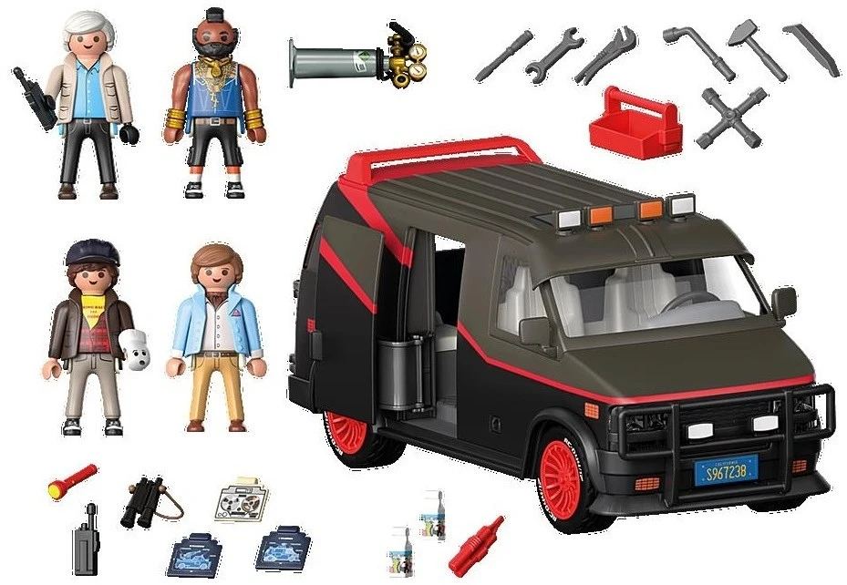 PLAYMOBIL 70750 The A-Team Van - Im Ikonischen Design, Für A-Team Fans, Sammler Und Kinder, 5 - 99 Jahre 4 PLAYMOBIL 70750 The A-Team Van - Im Ikonischen Design, Für A-Team Fans, Sammler Und Kinder, 5 - 99 Jahre – Bild 2