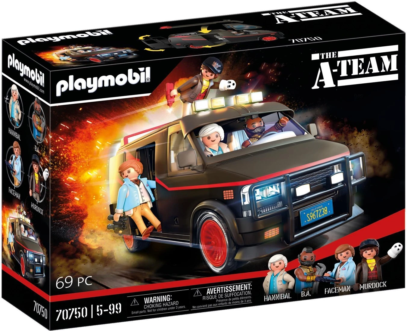 PLAYMOBIL 70750 The A-Team Van - Im Ikonischen Design, Für A-Team Fans, Sammler Und Kinder, 5 - 99 Jahre 3 PLAYMOBIL 70750 The A-Team Van - Im Ikonischen Design, Für A-Team Fans, Sammler Und Kinder, 5 - 99 Jahre