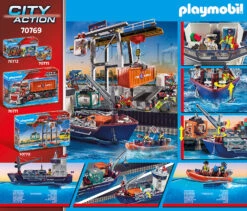 Playmobil 70769 Großes Containerschiff Mit Zollboot 14 Playmobil 70769 Großes Containerschiff Mit Zollboot -Playmobil Shop playmobil 70769 grosses containerschiff mit zollboot 2