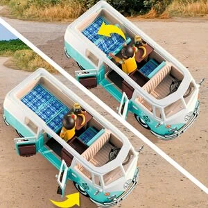 Playmobil 70826 Volkswagen T1 Camping Bus - Special Edition In Türkis 11 Playmobil 70826 Volkswagen T1 Camping Bus - Special Edition In Türkis – Bild 9