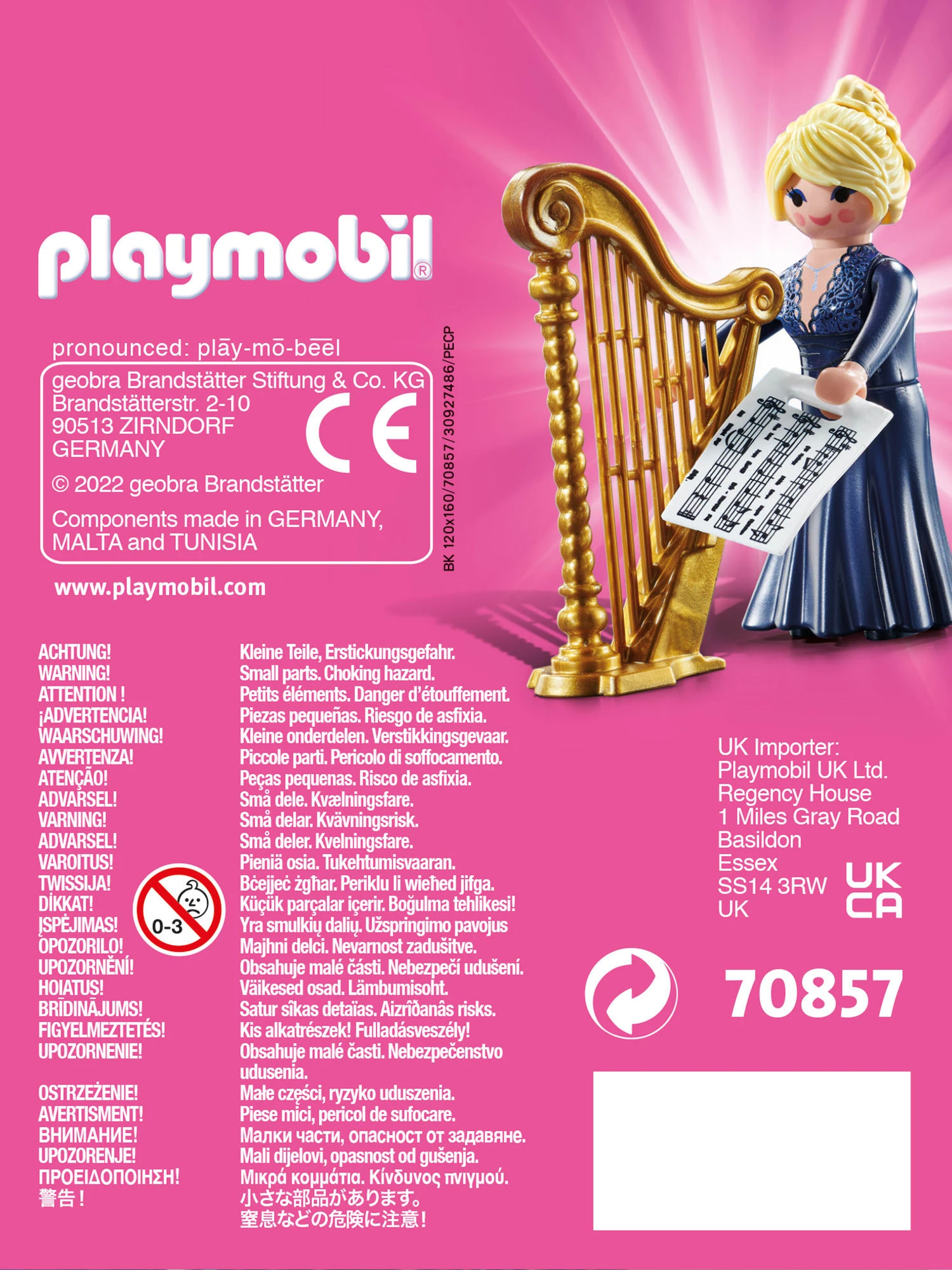 Playmobil 70857 Harfenspielerin 5 Playmobil 70857 Harfenspielerin – Bild 3