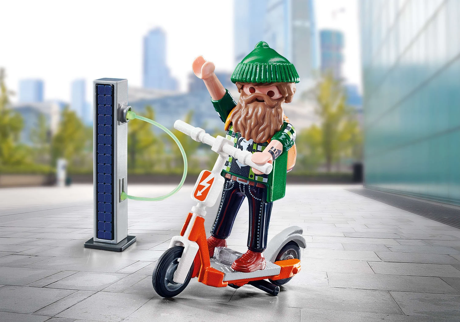 Playmobil 70873 Hipster Mit E-Roller 4 Playmobil 70873 Hipster Mit E-Roller – Bild 2