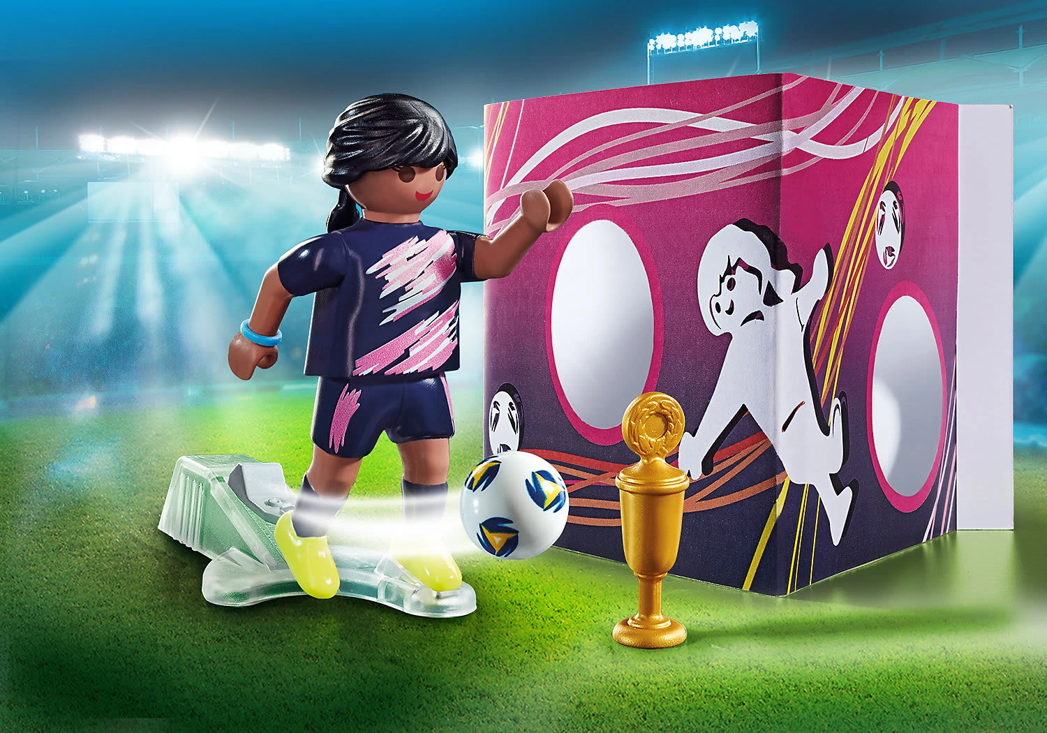Playmobil 70875 Fußballerin Mit Torwand 4 Playmobil 70875 Fußballerin Mit Torwand – Bild 2