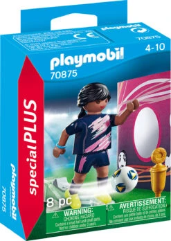 Playmobil 70875 Fußballerin Mit Torwand