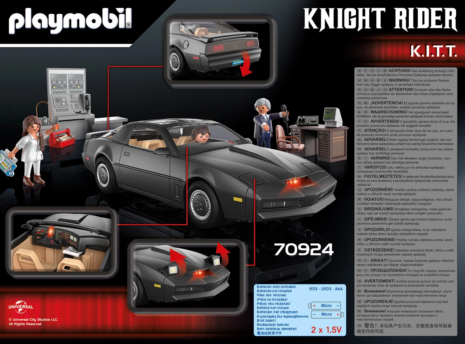 Playmobil 70924 Knight Rider K.I.T.T. 5 Playmobil 70924 Knight Rider K.I.T.T. – Bild 3